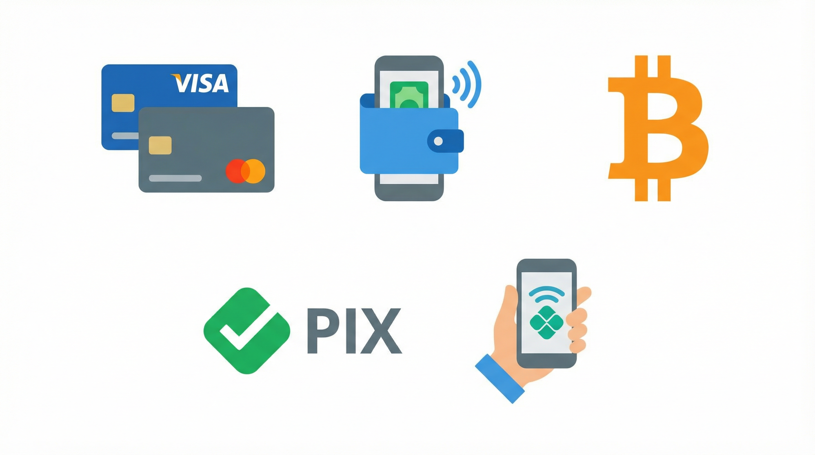 支付方式图标集合